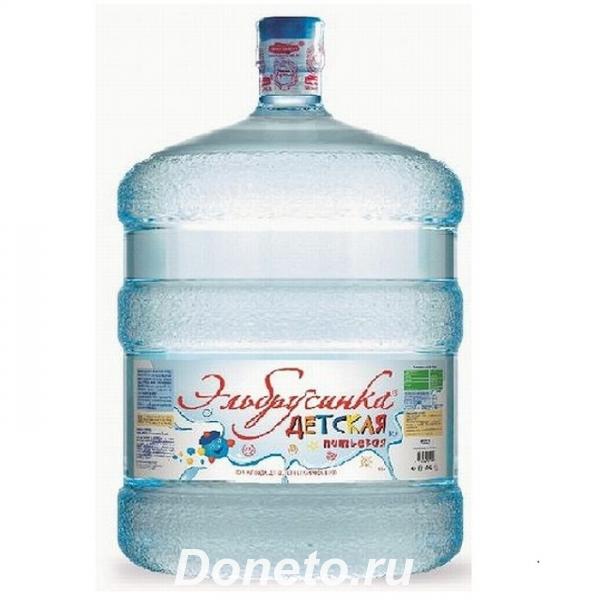 Питьевая вода Эльбрусинка для детей 19 литров