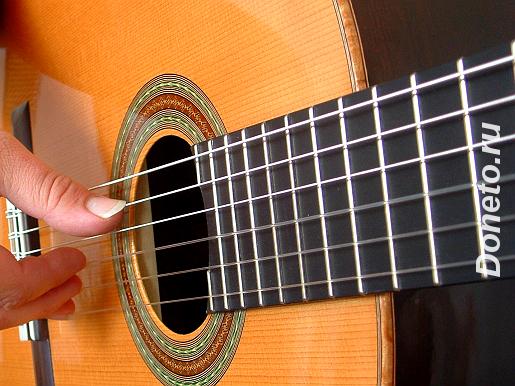 Обучение, уроки игры на гитаре для детей и взрослых.