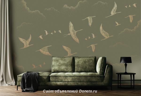 Производство бесшовных фресок, дизайнерских обоев и панно