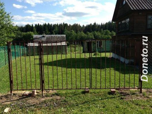 Садовые металлические ворота