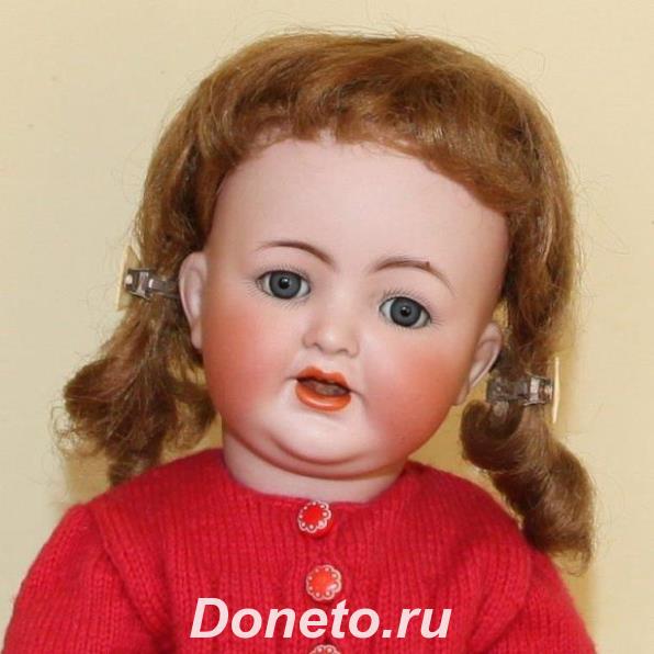 Антикварная немецкая коллекционная кукла Kammer Reinhardt, Simon Halbi ...