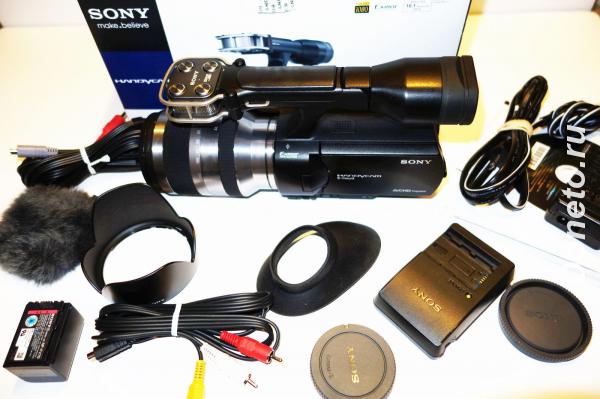 Купить новый Sony Handycam NEX-VG20-1080p HD видеокамера с объективом