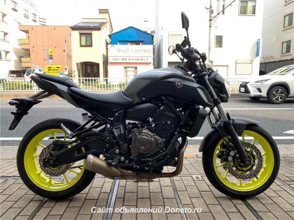 Мотоцикл naked bike Yamaha MT-07 ABS рама RM19J нэйкед байк среднекуба ...