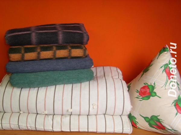 Ватные одеяло, пружинные матрацы крупный и мелкий опт