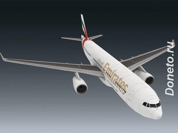 Модель самолёта Объединённые Арабские Эмираты Airbus 380 Emirates Airl ...