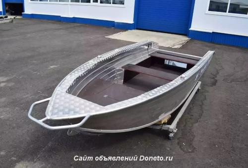 Купить лодку катер Wyatboat-390Р Увеличенный борт в наличии