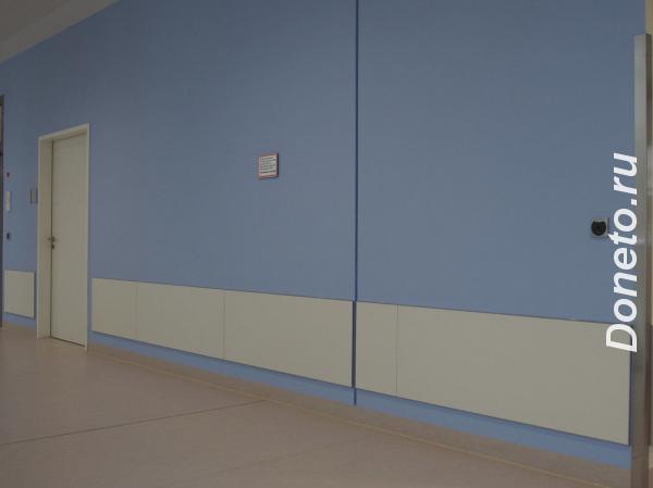 Панели конструкционные HPL стеновые для медицинских помещений и отделк ...