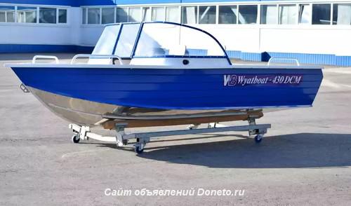 Купить лодку катер Wyatboat-430 DCM NEW в наличии