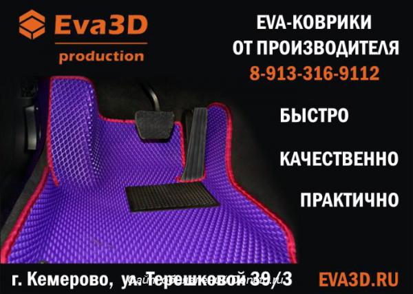 Коврики для авто 3D EVA