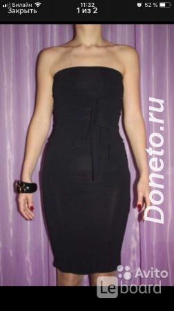 Платье новое peg италия м 46 чёрное футляр сарафан по фигуре вечернее  ...
