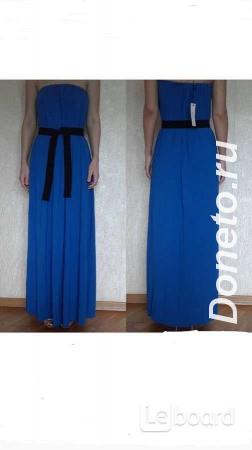 Платье сарафан длинное новое northland италия 46 48 m l размер синее т ...