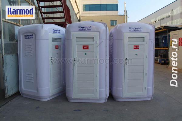 Модульные туалеты и душевые Karmod по России