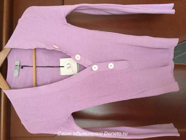 Кофта новая ad style италия 44 46 м s женская фиолетовая лапша вязаная ...