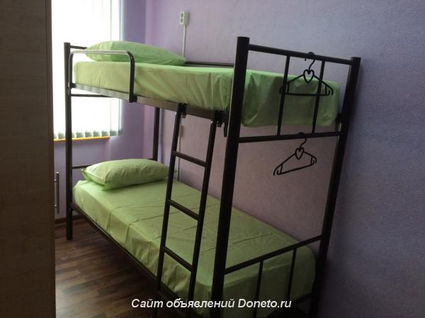 Кровати на металлокаркасе двухъярусные односпальные для хостелов гости ...