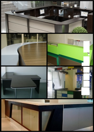 Ресепшен, столы и другая офисная мебель на заказ